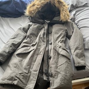 Down filled mid-length parka